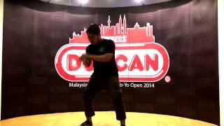 Kedaiyoyo presents   Hundred% Duncan International YoYo Open 2014 Y Div 5th Fajar Sidiq