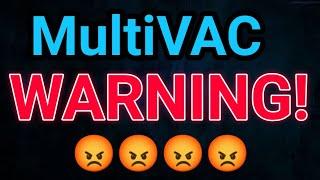 MultiVAC WARNING! || MTV Price Prediction || MTV Today Update! || Crypto News