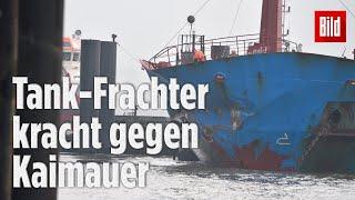 Spektakuläres Schiffsunglück im Hamburger Hafen!