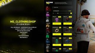 [FiveM - ESX] Clothing Shop - ms_clothingshop