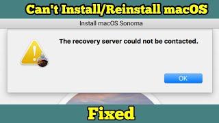 macOS Sonoma The Recovery Server Could Not Be Contacted (Fixed)