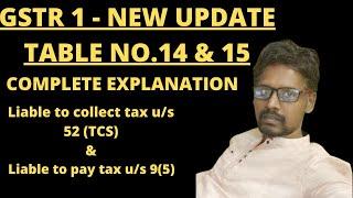 GSTR 1 NEW UPDATE | IMPORTANT UPDATE IN GSTR 1 FILING FROM JANUARY 2024 | TABLE NO.14 & 15 OF GSTR 1