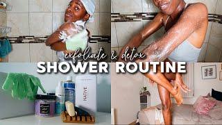 MY EXFOLIATING AND DETOXIFYING SHOWER ROUTINE | 2022