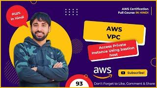 AWS Tutorials - 93- AWS VPC - How to Access Private Instance in AWS using bastion host