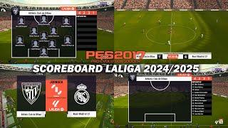 PES 2017 NEW SCOREBOARD LALIGA 2024/2025