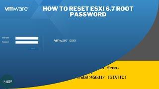 How to Reset Forgotten Root Password on Standalone ESXi Hosts NEW 2024 || Junaid Saleem Tech