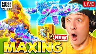 MAXING NEW MUMMY GLACIER GLORIOUS M4 ULTIMATE! PUBG MOBILE LIVE