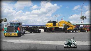 Deberadini Heavy Haul - En Route with a Komatsu PC490