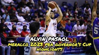 Alvin Pasaol Meralco 2023 PBA Governor's Cup Highlights