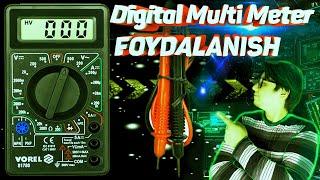 MultiMeter,Tester,Pribordan Foydalanish