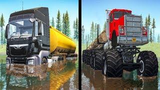 Beamng drive - Large vs Little Wheels #3