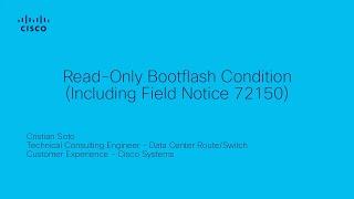 Read-Only Bootflash Condition (Including FN72150)