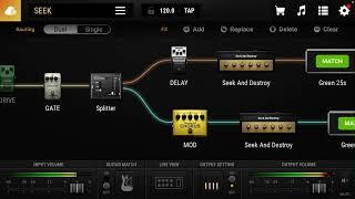 Metallica SEEK & DESTROY guitar tone demo using Bias FX 2 mobile (work in progress)