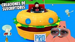 CREACIONES DE SUSCRITORES PARTE #4 Build a Boat for Treasure ROBLOX