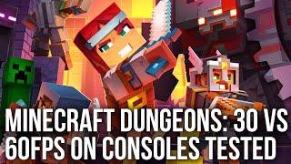 Minecraft Dungeons - The 30fps/60fps Divide - Every Console Tested