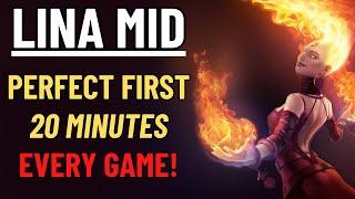 LINA MID - How to PERFECT the First 20 Minutes EVERYTIME! | Lina Coaching Session