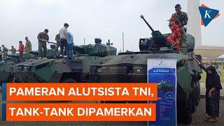 Tank-tank Dipamerkan dalam Pameran Alutsista TNI di Monas