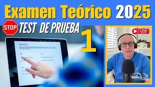 2025 NUEVO EXAMEN TEORICO DE CONDUCIR | TEST DE PRUEBA #1