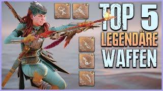 Die 5 BESTEN Legendären Waffen in HORIZON FORBIDDEN WEST - Himmelstöter - Jägerbogen - Guide