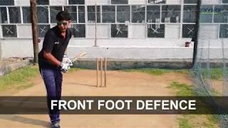 Batting Basics | How to play front foot defence | Learn the game | Crikvoice