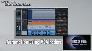 Cubase 8 Automation using VCA faders NEW FEATURE!!!!