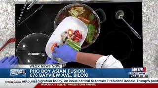 Pho Boy Asian Fusion offers a delicious seafood hot pot