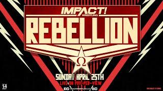 Impact Wrestling: Rebellion 2021 Predictions
