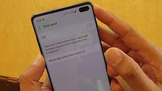 Samsung Galaxy S10 / S10+: How to Enable / Disable Data Saver