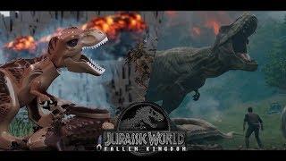 JURASSIC WORLD: Fallen Kingdom in LEGO - Final trailer - Side by side version