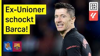 VAR-Ärger! Herber Rückschlag für Lewy & Co.: Real Sociedad - FC Barcelona | LaLiga | DAZN Highlights