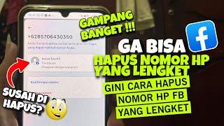 Cara menghapus Nomor di Facebook yang lengket 2024 | Cara hapus nomor fb yang lengket