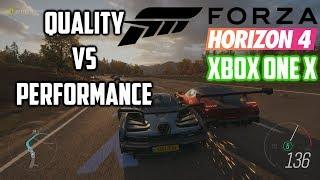 Forza horizon 4 - Quality vs Performance (comparison) [Xbox One X]