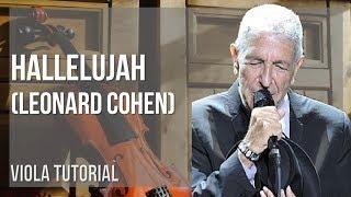 How to play Hallelujah by Leonard Cohen on Viola (Tutorial)