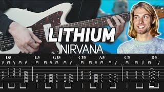 Nirvana - Lithium (Guitar Lesson with TAB)