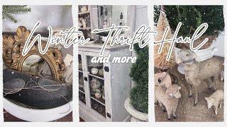 WINTER VINTAGE THRIFT HAUL || MYPOETREE || WINTER INSPIRATION DECOR