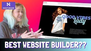 Trying Out Hostinger Website Builder (This was INSANE!)