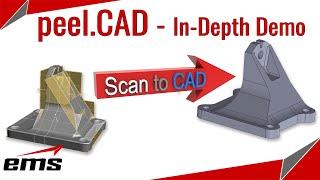 peel.CAD - In-Depth Demo - Creating a CAD model from 3D Scan Data