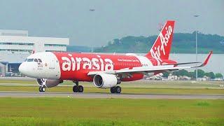 BEST AIRBUS A320 AIR ASIA LANDING COMPILATION