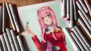  Zero Two Speedpaint - Darling in the Franxx 