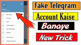 How To Create Fake Telegram Account | Telegram fake account kaise banaye 2021-22