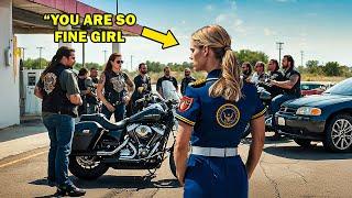 Outlaw Bikers Mock The WRONG Female Navy Seal At A Gas Station