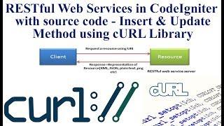 RESTful Web Services in CodeIgniter with source code - Insert and Update Operation with cURL Library