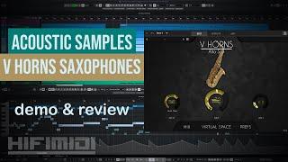 Acoustic Samples | V Horns Saxophones | Demo & Review
