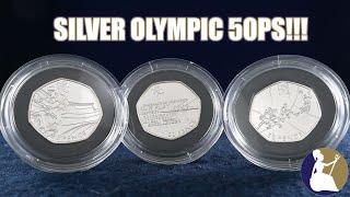 Silver Olympic 50p Coins From A Giant Coin Collection We Bought!!!