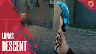 LUNA KNIFE SKIN GAMEPLAY (LUNAS DESCENT) - VALORANT LUNA SKINS