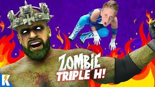Zombie Triple H!!! WWE 2k19 Rise of Little Flash Halloween Finale Part 11!