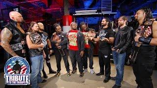 The New Day, The Club and The Shield stand face-to-to-face: Tribute to the Troops, Dec. 14, 2016