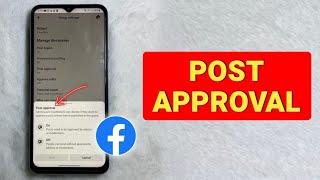 How turn on Post Approval in Facebook Group | Facebook Group Post Approval Setting | Tech Process