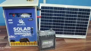 How to install Big G Solar Fencing Energizer System //Agriculture Solar Fencing //Animals Protection