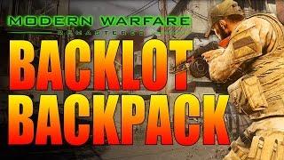 Call Of Duty Modern Warfare Remastered - Backpacking On Backlot! (COD4 Remastered MP5 Gameplay)